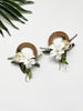 holiday garden party hoop earrings - 815