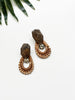 mocha mousse cabana earrings