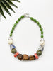 rocksteady necklace - tigereye and lapis lazuli