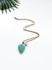 touchstone necklace - amazonite and kunzite