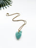 touchstone necklace - amazonite and blue apatite