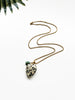touchstone necklace - dalmatian jasper and African turquoise