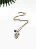 touchstone necklace - dalmatian jasper and charoite