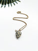 touchstone necklace - dalmatian jasper and freshwater pearl