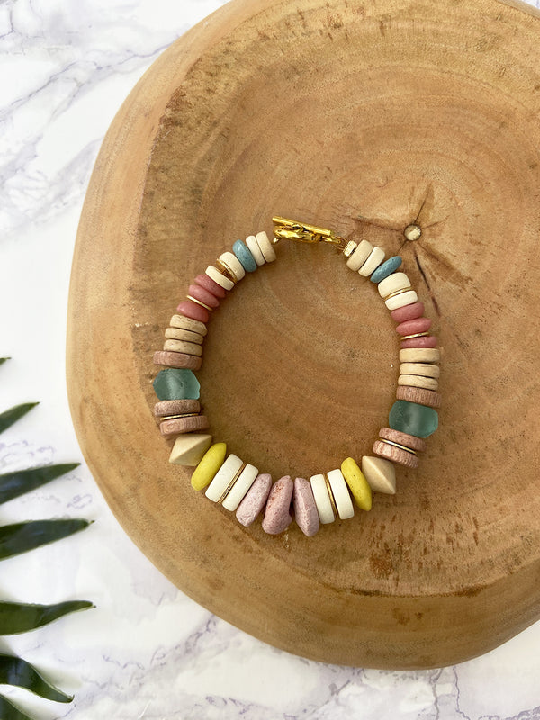 globetrotter chunky bracelet - candy mix